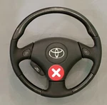 Carbon Fiber Steering Wheel Lexus GS300 GS430 Toyota Aristo JZS160 JZS161 Red. Fixed Price $330.13.