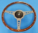 New 14" Laminated Wood Steering Wheel & Hub Adaptor Triumph Spitfire 1963-76 GT6. Fixed Price $299.95.