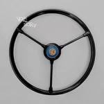 Vw Volkswagen Type Late Bay Bus 3 Spoke Steering Wheel 1968-1972 Black No. 09. Fixed Price $580.00.