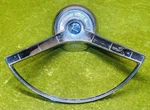 Amc Rambler Power Steering Wheel Horn Chrome 63 64. Fixed Price $45.00.