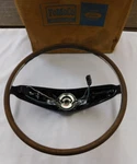 Nos Oem Ford 1967 Thunderbird T-bird Black Steering Wheel Woodgrain. Fixed Price $429.00.