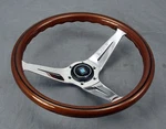 Nardi Steering Wheel Deep Dish Corn 350 Mm Mahogany Wood Polished Type Horn. Fixed Price $653.74.
