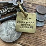 1937 Studebaker Coupe Express Solid Brass Key Fob Truck Sedan. Fixed Price $14.95.
