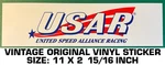 United Speed Alliance Racing - Vintage Original Vinyl Decal Sticker Drag Nhra. Fixed Price $9.48.