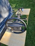 95 1994-1996 Cadillac Fleetwood Brougham Steering Column Wheel Black Rwd. Fixed Price $450.00.