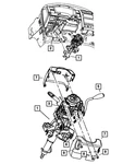 Genuine Mopar Steering Column 5057033AD. Fixed Price $1104.47.