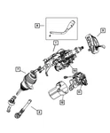 Genuine Mopar Steering Column Shroud UU28XXXAD. Fixed Price $149.62.