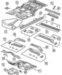 Genuine Mopar Steering Column Reinforcement 55364028AA. Fixed Price $14.51.