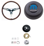 Grant Wood 15" Steering Wheel W/ Install Kit & Mopar Blk Horn Button For Charger. Fixed Price $244.25.