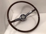 1965 1966 Ford Mercury Comet Steering Wheel Brown W/ Clear, Caliente, Oem. Fixed Price $180.00.