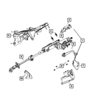 Genuine Mopar Steering Column Shroud 1DC96ZJ8AA. Fixed Price $39.96.