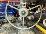 1957 - 1959 Ford Fairlane Power Guide Steering Wheel Horn. Fixed Price $40.00.