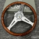 Nardi Nd Classic Wood Steering Wheel 350MM Mahogany Polished Spokes Silvery. Fixed Price $449.95.