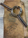1954 Plymouth Savoy Nos Mopar Chrome Steering Wheel Horn Bar 1551647. Fixed Price $125.00.