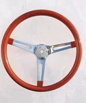 Rare Vintage Orange 3 Spoke Metal Flake Steering Wheel 15" Hotrod Custom Gasser. Fixed Price $130.00.