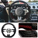Fits 15-17 Mustang V3 Style Steering Wheel Carbon Fiber With Alcantara Red. Fixed Price $269.99.