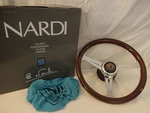 Bmw E9 Nardi Wood Steering Wheel Nd Classic Chrome Kit 355MM New. Fixed Price $550.00.