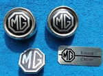 Nos Mgb Emblem Parts Lot Wheel Center Caps 70'S Ornaments Dash Plaque New. Fixed Price $49.99.