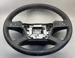 Freightliner Cascadia Steering Wheel Black Rubber. Fixed Price $175.00.