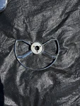 1942-52 Gm Chevy Butterfly Chrome Steering Wheel Horn P/n 757516 Oem. Fixed Price $60.00.