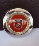 Vintage 1953 Ford Truck Steering Wheel Horn Button/ Cap Emblem 50TH. Anniversary. Fixed Price $249.95.