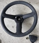 John Deere L110 L120 LA125 Tractor Steering Wheel GY22528 GY20039 W/cap & Nut. Fixed Price $30.00.