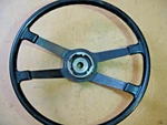 Porsche 911 Steering Wheel 390MM Hard Rubber Ebonite 10 /69 Great Condition. Fixed Price $360.00.