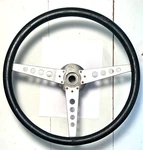 Vintage Jaguar E-type Steering Wheel Black Leather Xke Series 3 1971-74. Fixed Price $225.00.