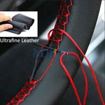Car Truck Steering Wheel Cover With Needles & Thread Diy Genuine Ufl Leather Us. Fixed Price $10.05.
