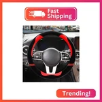 Binsheo 14 Inch Furry Cute Steering Wheel Cover, Soft Fluffy Short Plush Auto Ac. Fixed Price $22.04.