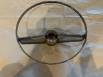1957 1958 Cadillac Steering Wheel Center Horn Button Nice Chrome. Fixed Price $108.87.
