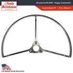 1949-1950 Chrysler Steering Wheel Horn Blowing Chrome 1139499 1322851 Nos. Fixed Price $153.32.