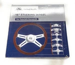 United Pacific 18" Chrome Boss Steering Wheel, For Peterbilt/kenworth, 88138. Fixed Price $151.96.