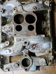 Pontiac Cast Iron Four Barrel Intake Manifold. Fixed Price $50.00.