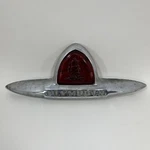 1946-48 Plymouth Trunk Deck Lid Center Stop Brake Light Ornament Glass Sedan. Fixed Price $55.25.