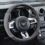 Bdk Gray Black Faux Leather Steering Wheel Cover For Car Van Suv Truck Auto. Fixed Price $15.97.