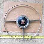 Oem Steering Wheel Horn Blow With Center Button Emblem For 1954 Buick Cars. Fixed Price $42.00.