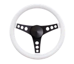 Grant Products 334W Steering Wheel 11.5IN Diameter Spoke White Cushion Grip. Fixed Price $80.06.