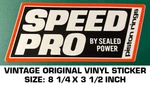 Speed Pro By Sealed Power Piston Rings Vintage Original Decal Sticker - Engine. Fixed Price $9.45.