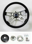 13 1/2 75-77 Bronco 70-77 F100 F150 F250 F350 Grant Black 4 Spoke Steering Wheel. Fixed Price $159.49.