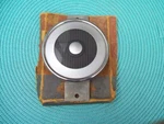 Nos Mopar 1953 Desoto Powermaster Firedome Instrument Panel Clock Hole Cover. Fixed Price $89.95.