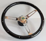 Steering Wheel Fits For Lotus Black Wood 380MM Vintage Classic Europa , Super 7. Fixed Price $259.00.