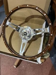 Jaguar Xjs 1975-1989 Wood Steering Wheel 16 Inch Semi Dish Polished Spokes. Fixed Price $372.35.