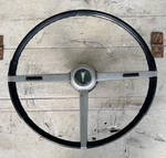 1967 1968 Pontiac Gto Lemans Tempest Firebird Black Steering Wheel Assembly Gm. Fixed Price $140.00.