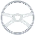 United Pacific 18" Polished Stainless Steel Steering Wheel Universal Truck 88210. Fixed Price $334.99.