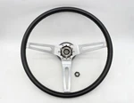 1969 - 1975 Chevrolet C3 Corvette Steering Wheel Black W/ Hub & Horn Contact Oem. Fixed Price $250.00.