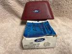 Nos FORDE5FZ-13A805-DB 1985 Escort Horn Button Cover Dark Red Burgundy. Fixed Price $45.00.
