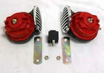 Loud Red Hi Low Street Rod Rat Set W/ 30/40 Amp Relay Pair. Fixed Price $15.61.