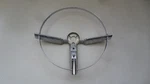 55 56 Chevy Belair Chrome Steering Wheel Horn Trim Oem 760426 02DB3 Il. Fixed Price $69.99.