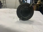 Ford V-8 Horn Button Steering Wheel With Rod Banjo Accessory 1937 Deluxe. Fixed Price $149.00.